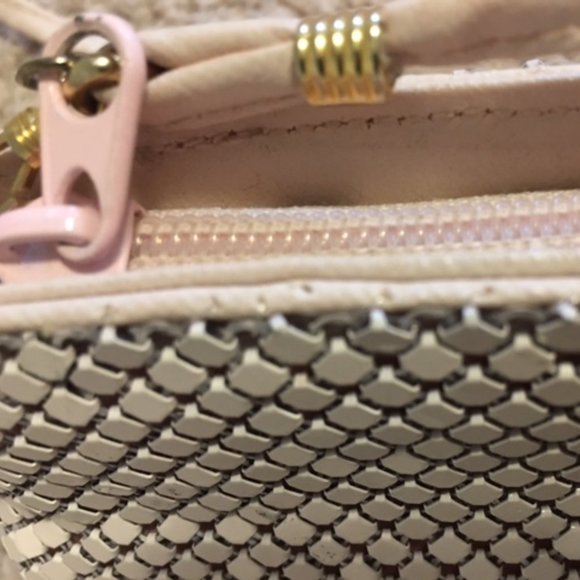 Whiting and Davis International Metal Mesh PINK Evening Bag - Picture 2 of 6